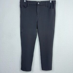 L'AGENCE Pants Womens‎ 29 Black Gigi Ponte Crop Office Career Minimalist Preppy